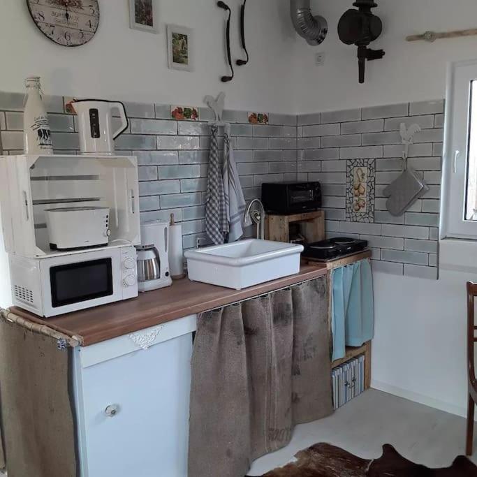 מונסטר אים היידקרייס Ferienhaus Mit Minibauernhof מראה חיצוני תמונה
